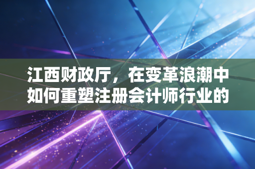 江西财政厅,在变革浪潮中如何重塑注册会计师行业的生态与未来?