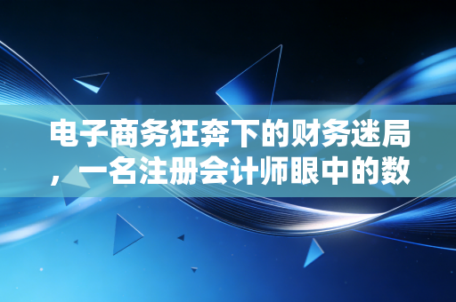 电子商务狂奔下的财务迷局，一名注册会计师眼中的数字淘金热