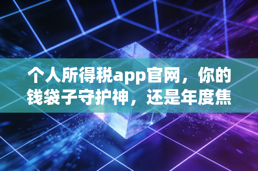 个人所得税app官网，你的钱袋子守护神，还是年度焦虑制造机？