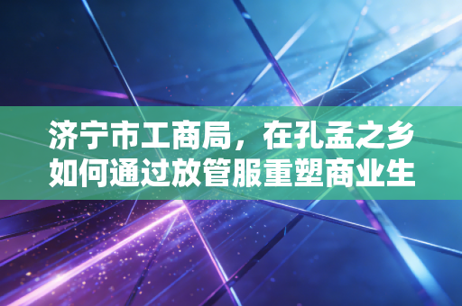 济宁市工商局,在孔孟之乡如何通过放管服重塑商业生态——一位注册会计师的深度观察