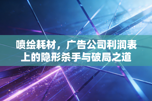 喷绘耗材，广告公司利润表上的隐形杀手与破局之道