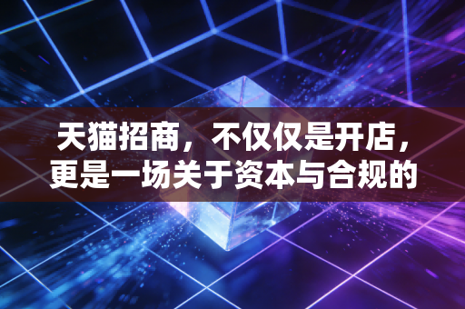 天猫招商，不仅仅是开店，更是一场关于资本与合规的深度博弈