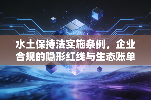 水土保持法实施条例,企业合规的隐形红线与生态账单