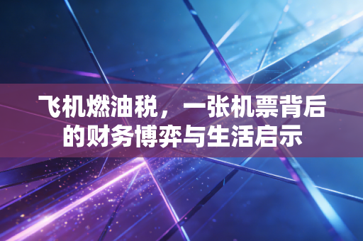 飞机燃油税,一张机票背后的财务博弈与生活启示
