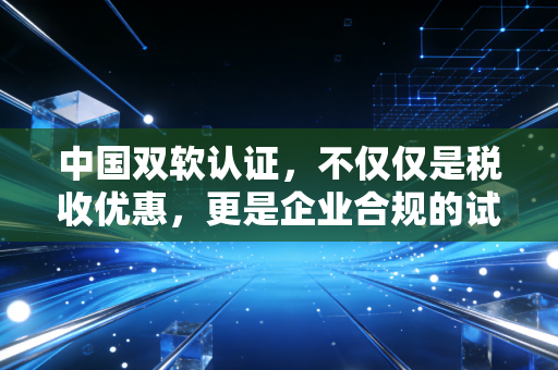 中国双软认证，不仅仅是税收优惠，更是企业合规的试金石
