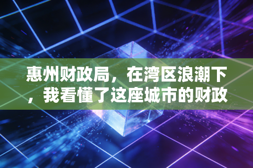 惠州财政局,在湾区浪潮下,我看懂了这座城市的财政温度与力度