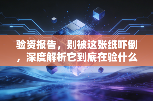验资报告，别被这张纸吓倒，深度解析它到底在验什么？