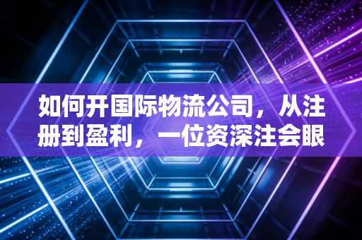 如何开国际物流公司，从注册到盈利，一位资深注会眼里的跨境生意经