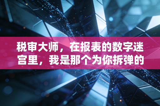 税审大师，在报表的数字迷宫里，我是那个为你拆弹的人