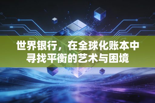 世界银行,在全球化账本中寻找平衡的艺术与困境