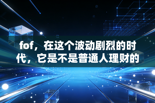 fof,在这个波动剧烈的时代,它是不是普通人理财的诺亚方舟?
