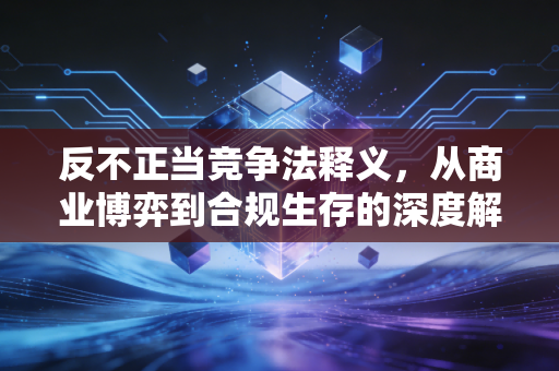 反不正当竞争法释义，从商业博弈到合规生存的深度解读