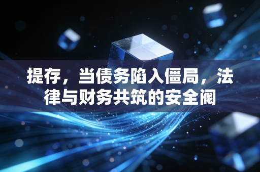 提存，当债务陷入僵局，法律与财务共筑的安全阀