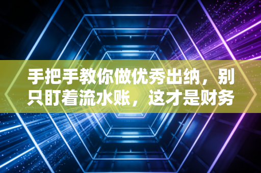 手把手教你做优秀出纳,别只盯着流水账,这才是财务高手的底层逻辑