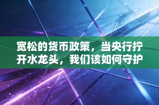 宽松的货币政策,当央行拧开水龙头,我们该如何守护自己的钱袋子?