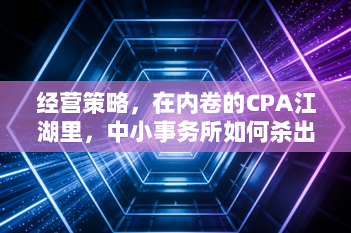 经营策略,在内卷的CPA江湖里,中小事务所如何杀出一条血路