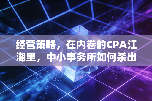 经营策略,在内卷的CPA江湖里,中小事务所如何杀出一条血路