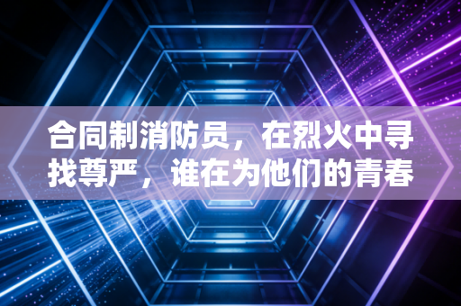 合同制消防员，在烈火中寻找尊严，谁在为他们的青春买单？
