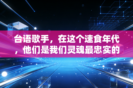 台语歌手，在这个速食年代，他们是我们灵魂最忠实的价值投资者