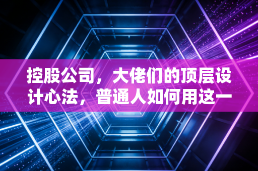 控股公司，大佬们的顶层设计心法，普通人如何用这一招守住钱袋子？
