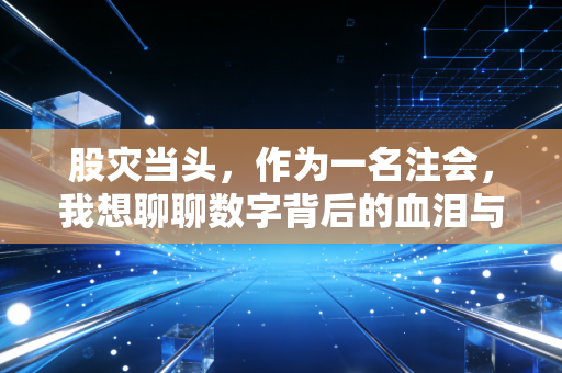 股灾当头,作为一名注会,我想聊聊数字背后的血泪与生存法则