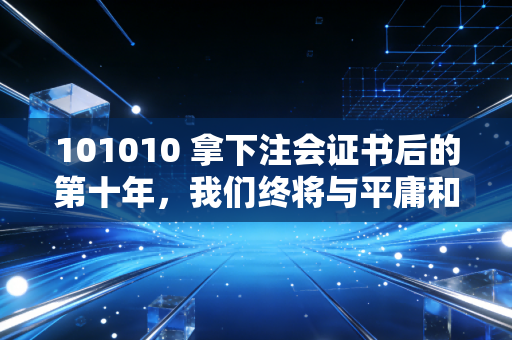 101010 拿下注会证书后的第十年，我们终将与平庸和解，还是在焦虑中突围？