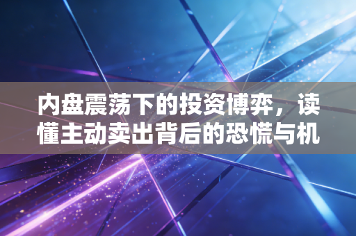 内盘震荡下的投资博弈,读懂主动卖出背后的恐慌与机会