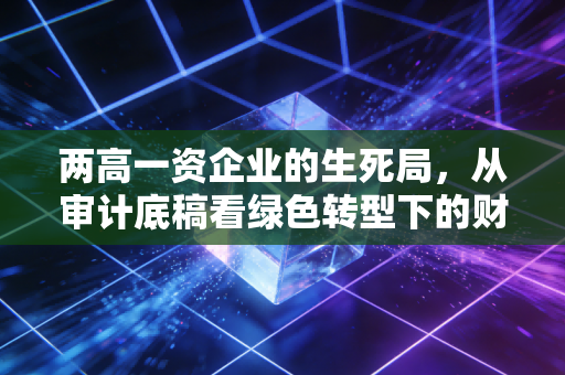 两高一资企业的生死局,从审计底稿看绿色转型下的财务阵痛与新生