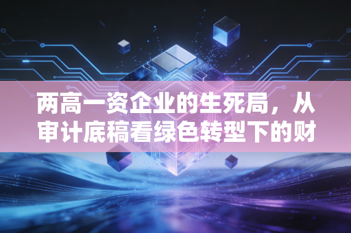 两高一资企业的生死局，从审计底稿看绿色转型下的财务阵痛与新生