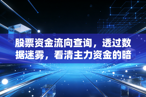 股票资金流向查询，透过数据迷雾，看清主力资金的暗度陈仓