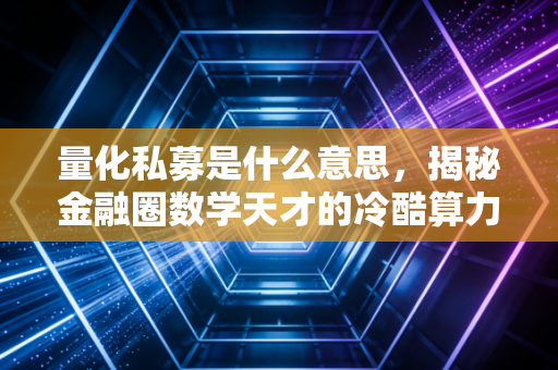 量化私募是什么意思,揭秘金融圈数学天才的冷酷算力与人性博弈