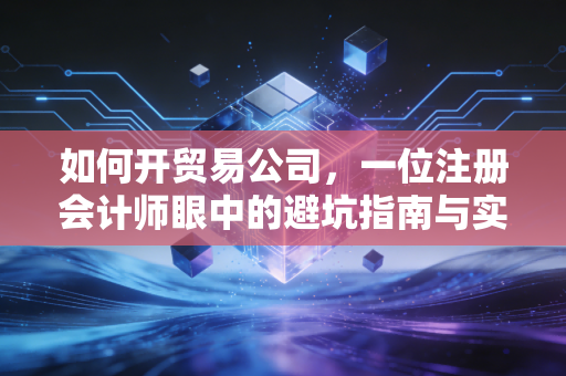 如何开贸易公司,一位注册会计师眼中的避坑指南与实战心法
