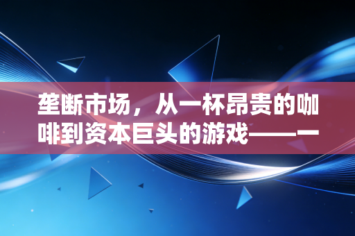 垄断市场,从一杯昂贵的咖啡到资本巨头的游戏——一位注会眼中的独角戏