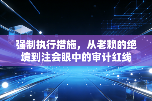 强制执行措施,从老赖的绝境到注会眼中的审计红线