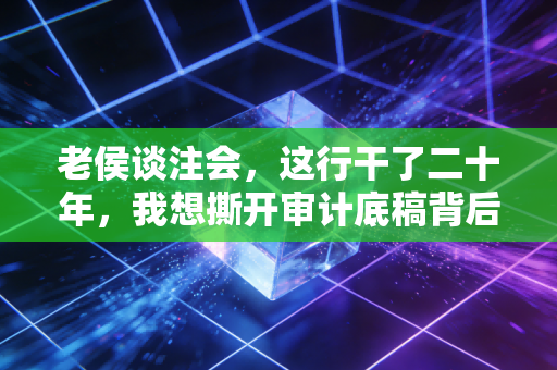 老侯谈注会,这行干了二十年,我想撕开审计底稿背后的真实人生