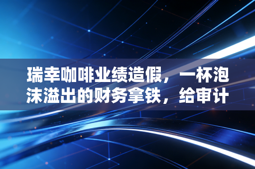 瑞幸咖啡业绩造假，一杯泡沫溢出的财务拿铁，给审计人上了怎样的一课？