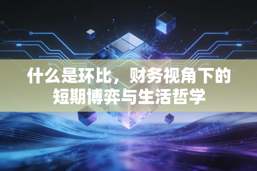 什么是环比,财务视角下的短期博弈与生活哲学