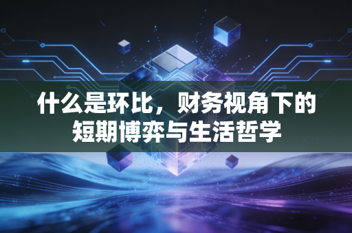 什么是环比，财务视角下的短期博弈与生活哲学