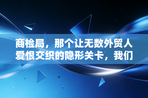 商检局,那个让无数外贸人爱恨交织的隐形关卡,我们该如何从容应对?