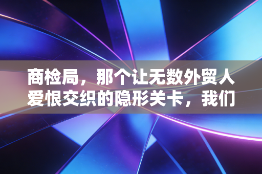 商检局，那个让无数外贸人爱恨交织的隐形关卡，我们该如何从容应对？