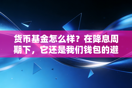 货币基金怎么样?在降息周期下,它还是我们钱包的避风港吗?