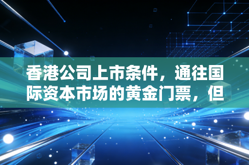 香港公司上市条件,通往国际资本市场的黄金门票,但这背后有多少不为人知的代价?