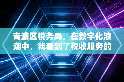 青浦区税务局,在数字化浪潮中,我看到了税收服务的温度与速度