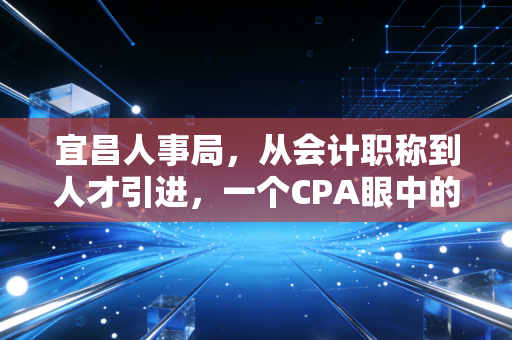宜昌人事局，从会计职称到人才引进，一个CPA眼中的体制内生态