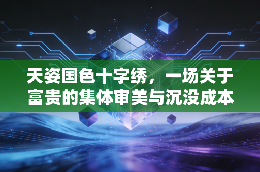 天姿国色十字绣，一场关于富贵的集体审美与沉没成本