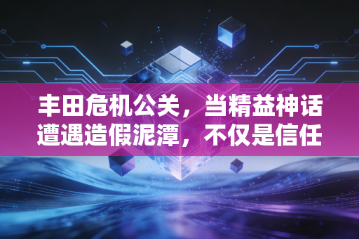 丰田危机公关，当精益神话遭遇造假泥潭，不仅是信任的崩塌，更是内控的失效