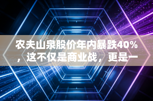 农夫山泉股价年内暴跌40%，这不仅是商业战，更是一场关于人性的审计