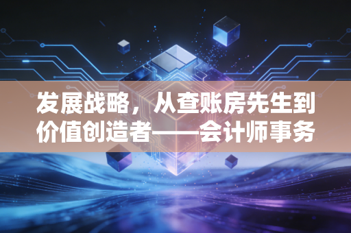 发展战略,从查账房先生到价值创造者——会计师事务所的转型之路与注会人的自我救赎