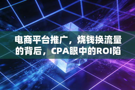 电商平台推广,烧钱换流量的背后,CPA眼中的ROI陷阱与合规破局