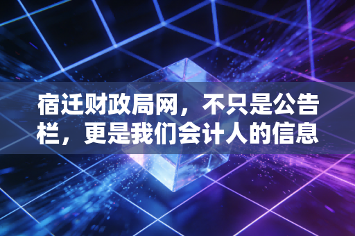 宿迁财政局网，不只是公告栏，更是我们会计人的信息粮仓与避坑指南